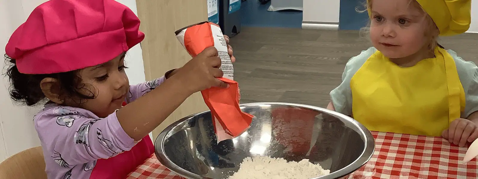 Monkey Puzzle East Sheen cooking activity with toddlers